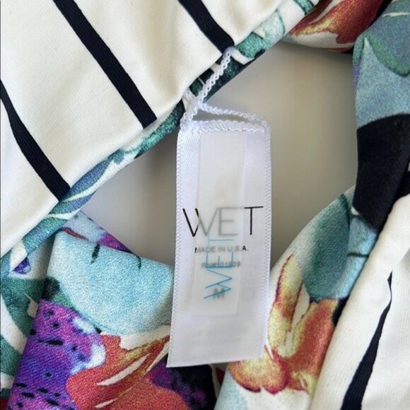 WET Swimwear Brie Reversable Open Back One Piece Swimsuit - M - Picture 11 of 11